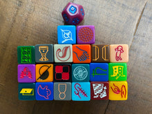 Load image into Gallery viewer, Publishing Goblin Orace Dice Set
